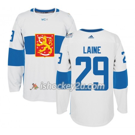 Finland Trøje Patrik Laine 29 2016 World Cup Hvid Premier